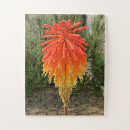 Orange und gelbe Blume Puzzle