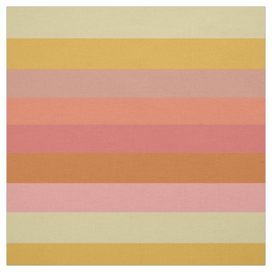 Orange und Gelbe Warm Streifen geometrisch Stoff (Muster)