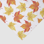 Orange und gelber Herbstlaub Seidenpapier (Ausschnitt)