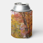Orange- und Gelbfallbäume Herbstfotografie Dosenkühler (Kanne Rückseite)
