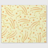 orange und gold geschenkpapier (Flach)