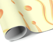 orange und gold geschenkpapier (Rolleneckpunkt)