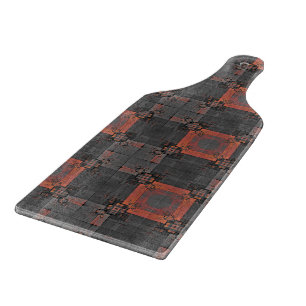 Orange und Grau Crossroads Chopping Board Schneidebrett
