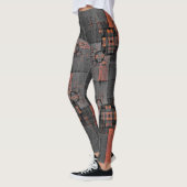 Orange und Grau Leggings (Links)
