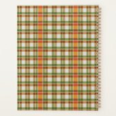 Orange und Green Gingham Planer (Rückseite)
