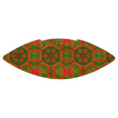 Orange und Green Kaleidoscope Football (Panel)