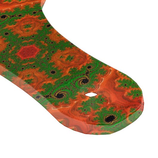 Orange und Green Kaleidoskop Schneidebrett (Ecke)