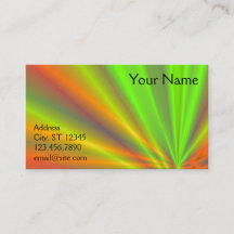 Orange und Green Light Show Fraktal Art