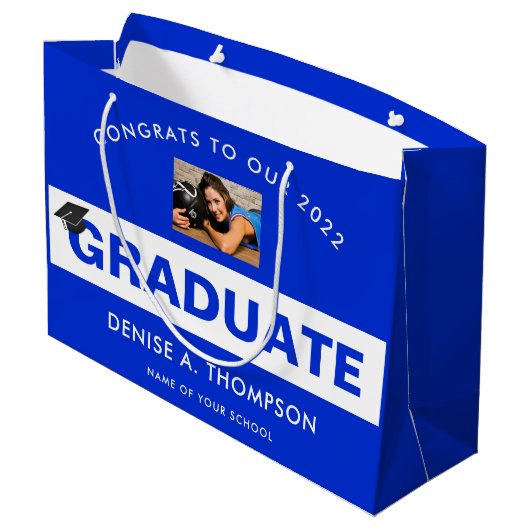 Orange und  große geschenktüte (Rückseite Schrägansicht)