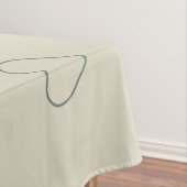 Orange- und Grün-Herz-Rastermuster Tischdecke (Beispiel)