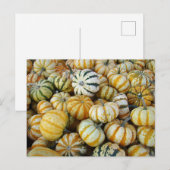 Orange und grüne Herbstgürtel Postkarte (Vorne/Hinten)