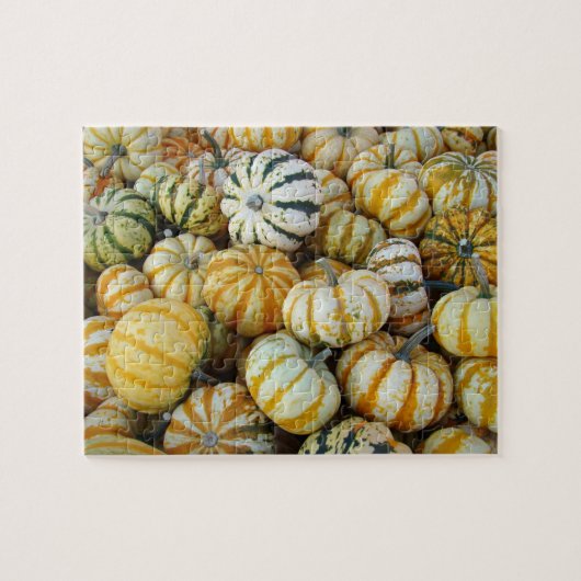 Orange und grüne Herbstgürtel Puzzle (Horizontal)