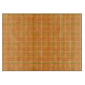 Orange und grüne Streifen Schneidebrett (Vorderseite)