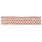 ORANGE- UND GRÜNPATTER KURZER TISCHLÄUFER (Horizontal)