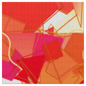 Orange und heißes Rosa abstrakt Stoff (Nahaufnahme)
