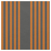 Orange und Holzkohle, fünf Streifen Stoff (Nahaufnahme)