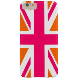 Orange und Hot Pink Union Jack iPhone 12 Mini Hülle