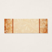 Orange und Ivory Gastgeschenk Hochzeit Tag (Rückseite)