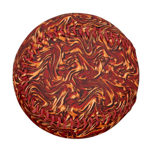 Orange- und Korallenstruktur aus einer Wand Baseball (Vorderseite Links)