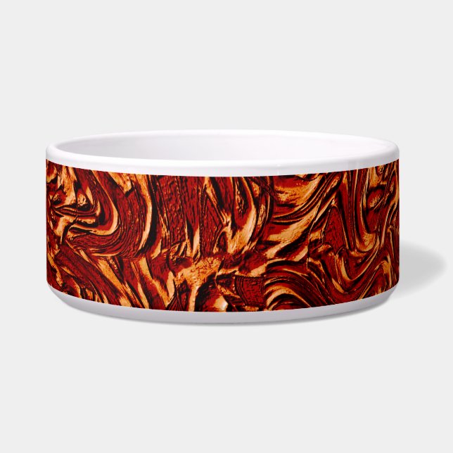 Orange- und Korallenstruktur aus einer Wand Napf (Vorderseite)