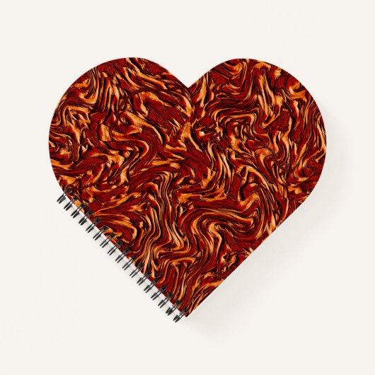 Orange- und Korallenstruktur aus einer Wand Notizblock (Vorderseite)