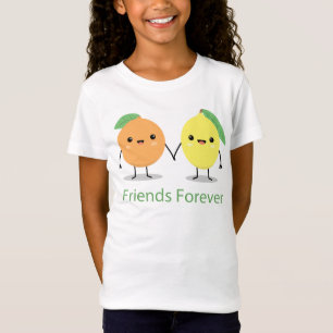 Orange und Lemon Best Friend T-Shirt