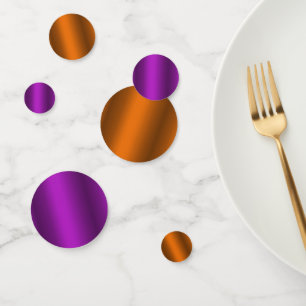 Orange und Lila Halloween Konfetti