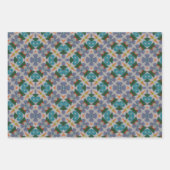 Orange- und Lila Wrapping Paper Blatt Set 3 (Vorderseite 2)