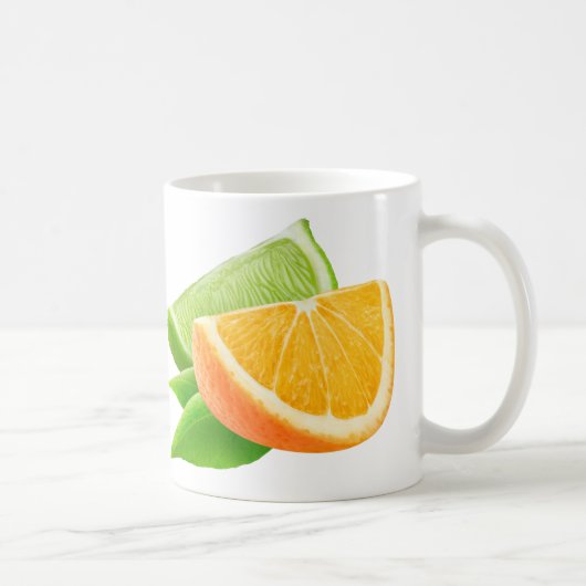 Orange und Limon Kaffeetasse (Rechts)