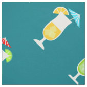 Orange und Limone Cocktails Stoff (Muster)