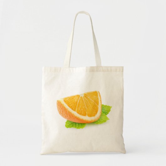 Orange und Minze Tragetasche (Vorne)