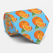 Orange und orange Scheibe Krawatte (Gerollt)
