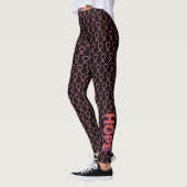 Orange und Orchid Awareness Ribbon Custom Leggings (Links)