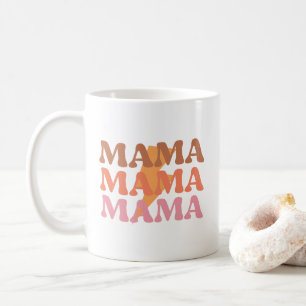 Orange und Pink Mama Mama Mama Tasse