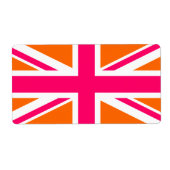 Orange und Pink Union Jack (Vorne)