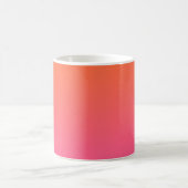 Orange und Pink Verlauf Kaffeetasse (Mittel)
