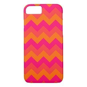 Orange und Pink Zigzag Case-Mate iPhone Hülle