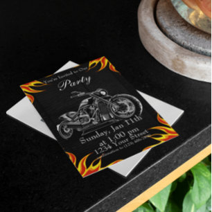 Orange und Red Blaze mit Uns: Bike Party! Einladung