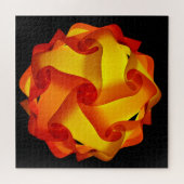 Orange und Red Fire Lamp Puzzle (Horizontal)