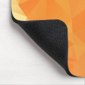 Orange und Red Geometric Muster Mousepad (Ecke)
