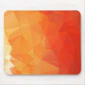 Orange und Red Geometric Muster Mousepad (Vorne)