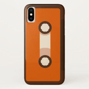 Orange und Retro Kassette Browns Case-Mate iPhone Hülle