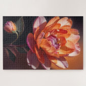 orange und rosa Blume in Blüte Puzzle (Horizontal)