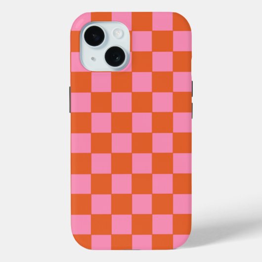 Orange und Rosa Case-Mate iPhone Hülle (Rückseite)