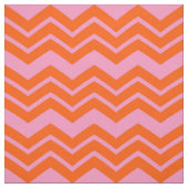 Orange- und rosa Chevron-Musterdesign Stoff (Muster)