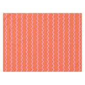 Orange- und rosa Chevron-Musterdesign Tischdecke (Vorderseite (Horizontal))
