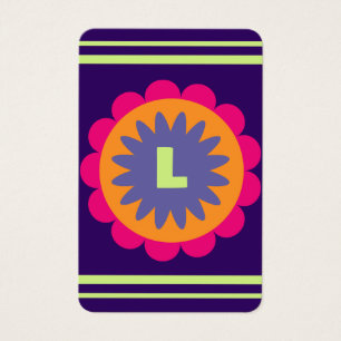 orange und rosa florale Formen Illustration
