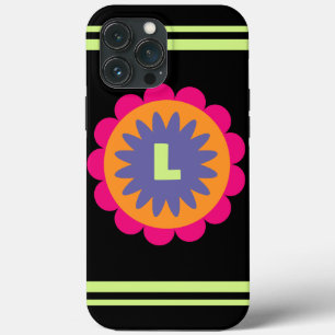 orange und rosa florale Formen Illustration Case-Mate iPhone Hülle