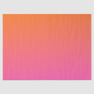 Orange und Rosa glühen Seidenpapier