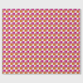 Orange und Rosa Karton Geschenkpapier (Flach)